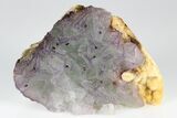 Purple Edge Fluorite Crystal Cluster - Qinglong Mine, China #186893-1